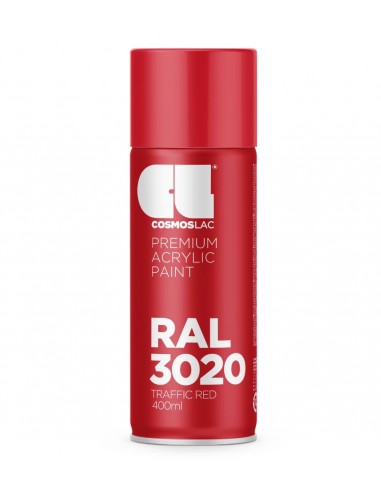 Spray rosu trafic, RAL 3020, 400 ml,...
