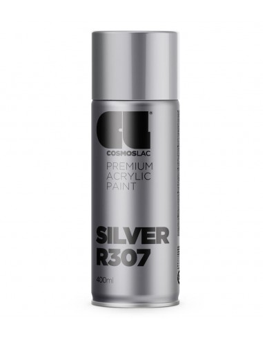 Spray silver RAL 307, 400 ml, CosmosLac