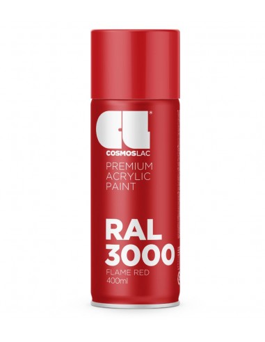 Spray rosu RAL 3000, 400 ml, CosmosLac