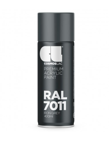 Spray gri de fier, RAL 7011, 400 ml,...