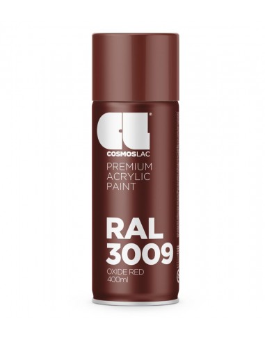 Spray rosu oxid, RAL 3009, 400 ml,...