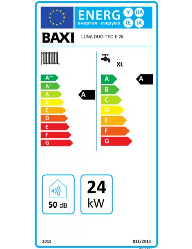 Centrala termica pe gaz, in condensare, Baxi Duo-Tec Compact 28 E + kit evacuare