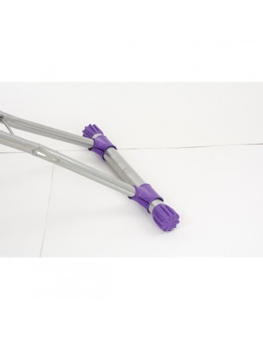 Masa de calcat Argento cu blat si cadru metalic, priza, suport rufe, 118x42, Zilan