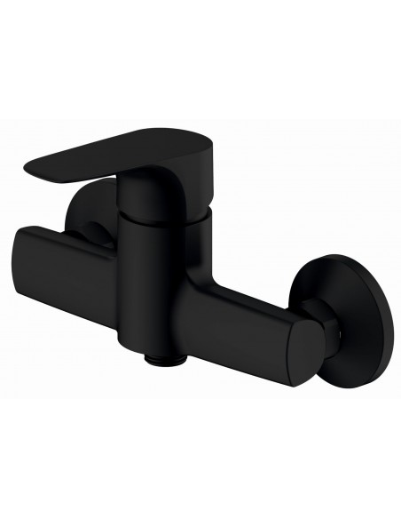 Baterie dus cu furtun si para dus incluse, Sanobi Black