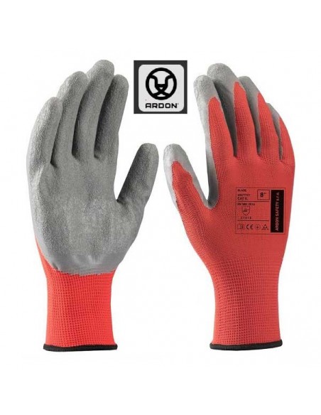 Manusi de protectie Blade, latex/poliester, marimea 9"-L, Ardon