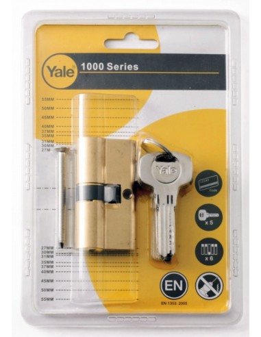 Cilindru de siguranta standard, 35 x 35mm, 5 chei, 6 pini, Yale