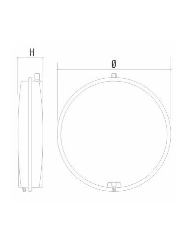 Vas expansiune extra plat 12 L - 3 bar, Aquasystem