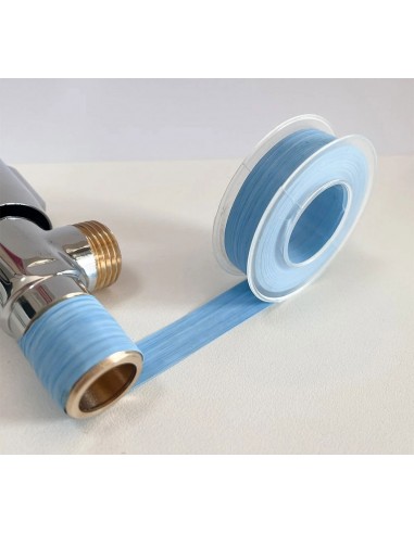 Banda teflon apa, albastru, 19mm x 0.10mm x 30m