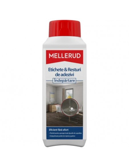 Solutie de etichete / resturi de adezivi, 250 ml, Mellerud