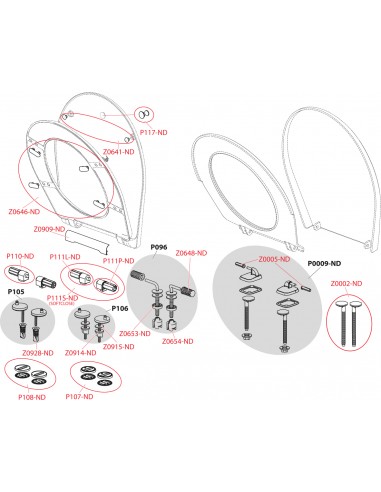Capac WC Softclose, duroplast, A674S, Alca