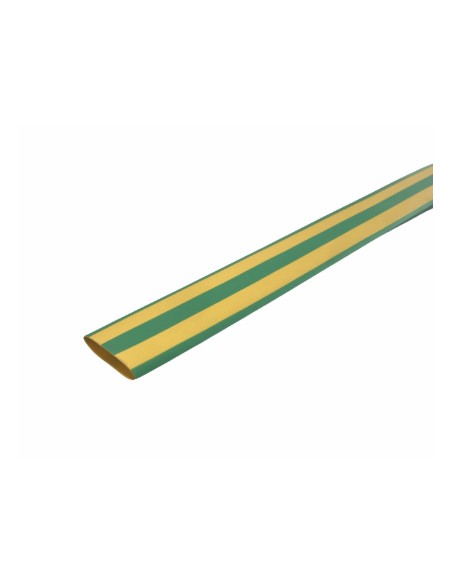 Tub termocontractabil, 25.4-12.7 mm, galben-verde, 1m