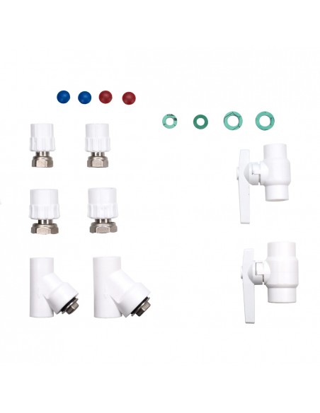 Kit PPR pentru montare centrala, 8 piese, Emirplast