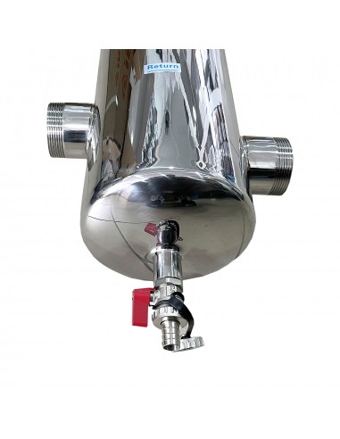 Butelie egalizare din inox maxim 72 kw, filet 1", 4500 l/h, 4 iesiri, MNC