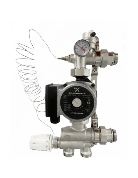 Grup amestec incalzire in pardoseala cu pompa Grundfos 25/7, Raodyne