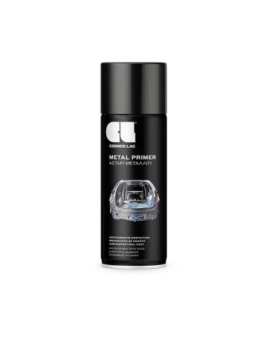 Spray grund metalic negru, 400 ml, CosmosLac