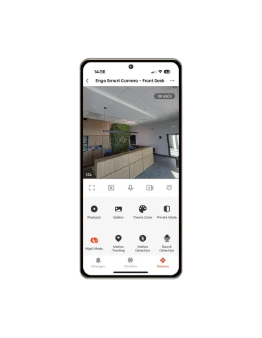 Cameră de supraveghere Smart 360°, ECAM, Engo