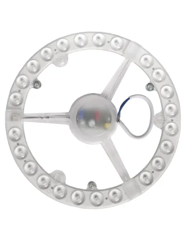 Kit modul LED Lohuis rotund, 18W, 1800lm + driver, 19.5 cm, lumina rece, 6500 K