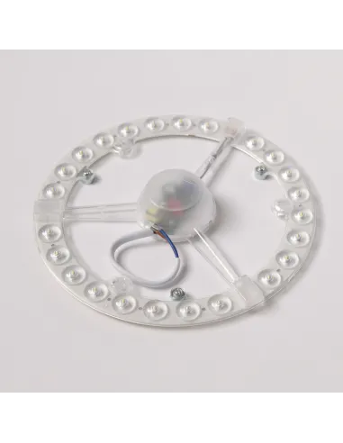 Kit modul LED Lohuis rotund, 18W, 1800lm + driver, 19.5 cm, lumina rece, 6500 K