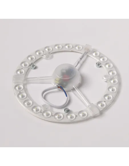 Kit modul LED Lohuis rotund, 18W, 1800lm + driver, 19.5 cm, lumina rece, 6500 K