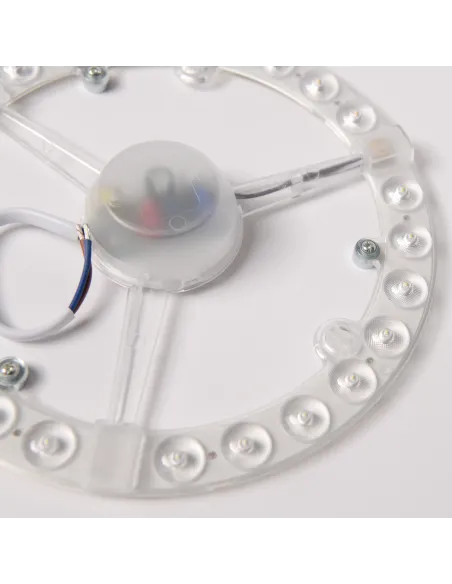 Kit modul LED Lohuis rotund, 18W, 1800lm + driver, 19.5 cm, lumina rece, 6500 K