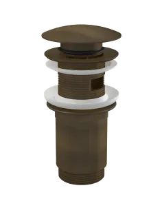 Ventil lavoar metalic alb, A392ANTIC, click/clack, 11/4", Alca