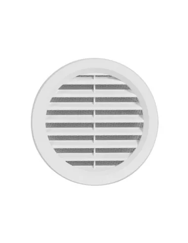 Rama aerisire, plastic, alb, 75 mm, Haco