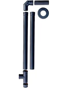 Kit evacuare gaze arse DN 80 pentru cazane pe peleti