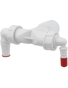 Cot dublu DN 40/32 / 8–23 cu supapa, P156Z, Alca