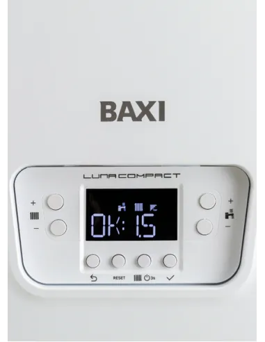 Centrala termica pe gaz, in condensare, Baxi Luna Compact 24 E + kit evacuare