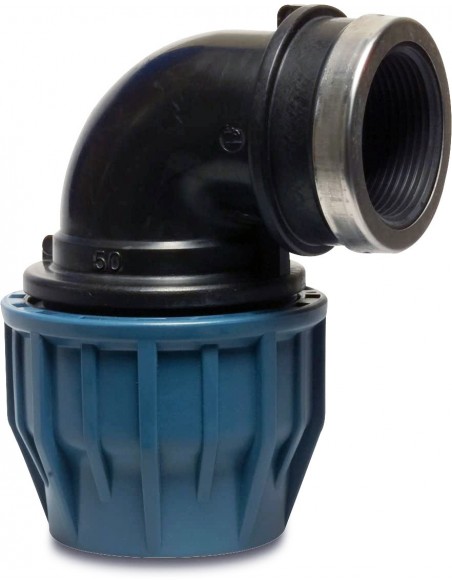 Cot compresiune PEHD 32 x 1" FI, PN10