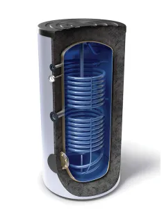 Boiler termoelectric, stativ, 2 serpentine, 1000L, Tesy