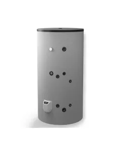 Boiler termoelectric, 300 L, cu 2 serpentine si rezistenta electrica, pe pardoseala, 9000 W, Eldom