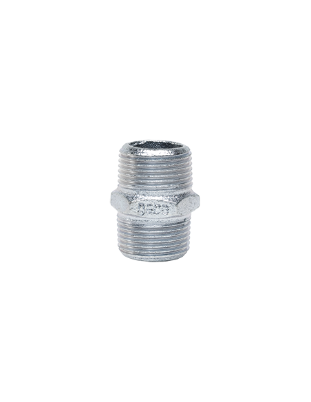 Niplu fonta zincata Gebo Platinum, 1 1/4"