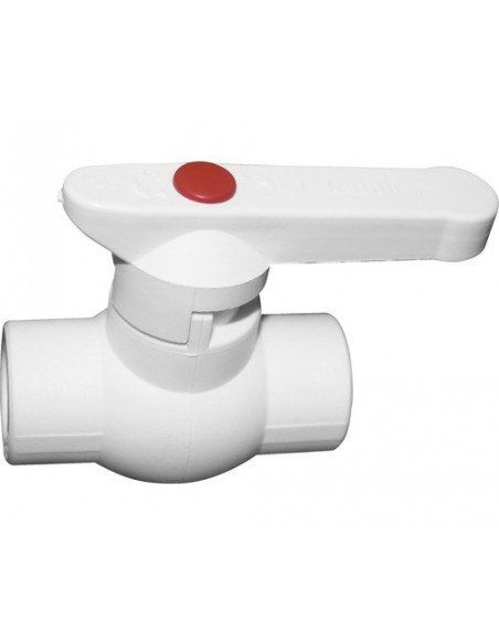 Robinet de trecere sferic, PPR alb, DN 32