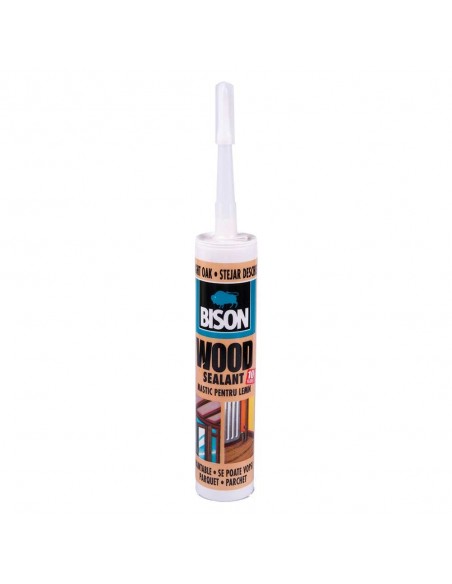 Mastic pentru lemn, Bison Wood Sealant, stejar deschis, 300 ml