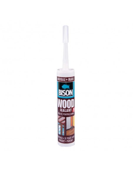 Mastic pentru lemn, Bison Wood Sealant, maro, 300 ml