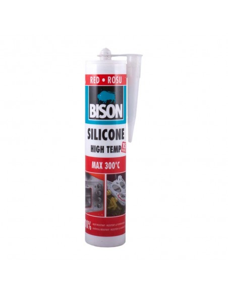 Silicon Bison High Temp, rosu, rezistent la temperatura, 280 ml