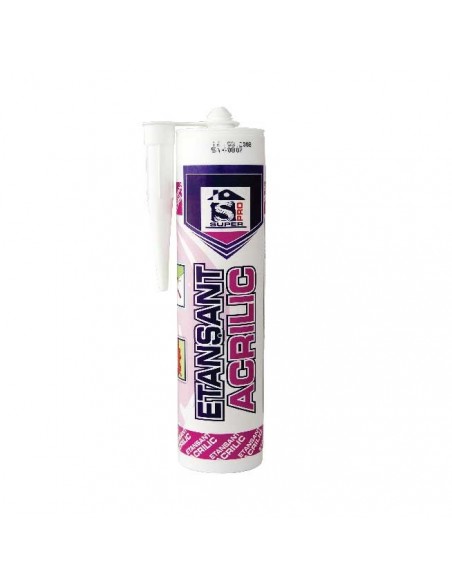 Silicon acrilic Super Pro, alb, 280 ml