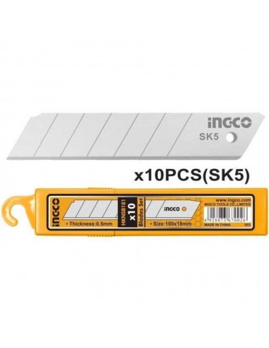 Set lame cutter, 100x18mm, 10 buc, INGCO