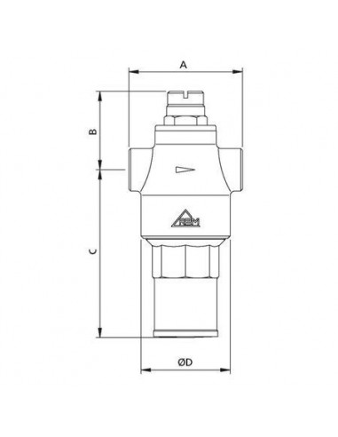 Reductor presiune apa RBM, cu piston, 1", PN25