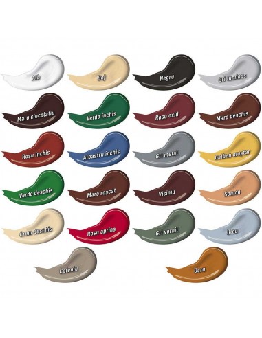 Vopsea alchidica pentru lemn / metal, Danke, exterior, maro ciocolatiu, 0.75 L