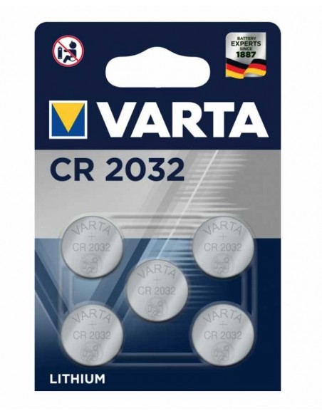 Baterii alcaline CR 2032 VARTA Longlife Power, 5 bucati