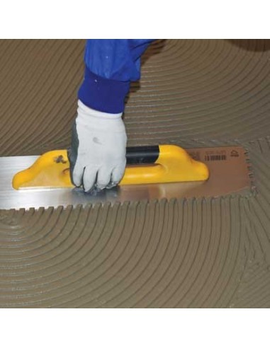 Gletiera cu maner inchis din PVC/Cauciuc, 50cm, 8x8 , Dekor