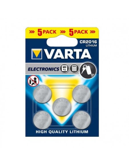 Baterii alcaline CR 2025 VARTA Longlife Power, 5 bucati
