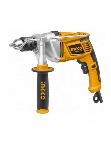 Masina de gaurit cu percutie, bormasina ,1100w, mandrina cu cheie, INGCO