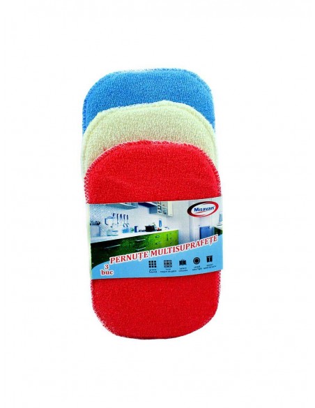 Set 3 pernute curatat multisuprafete, Misavan