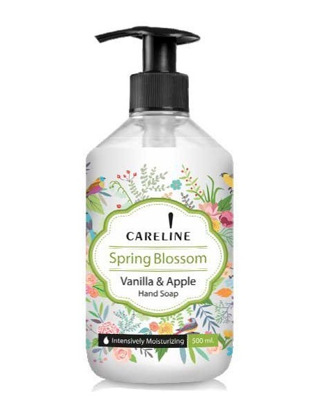 Sapun lichid cu parfum de vanilie & mar, Careline Spring Blossom - 500ml, Sano