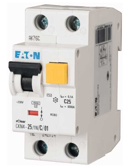 Intrerupator automat, diferential 1P+N, 20A, CKN4-20-1N-C-003-DE, Eaton