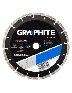 Disc diamantat 230 x 2.7 x 22.2mm, segmentat, GRAPHITE