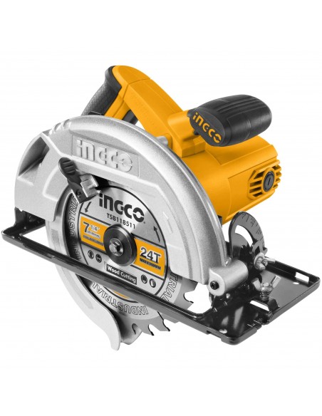 Fierestrau circular de mana, 185mm, 1400W, Ingco